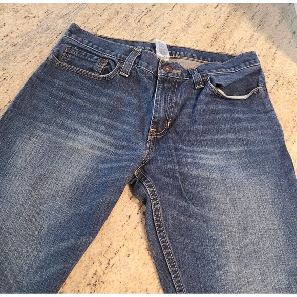 Roebuck & Co. Slim Straight Jeans 30x30 Light Distress - Picture 7 of 14